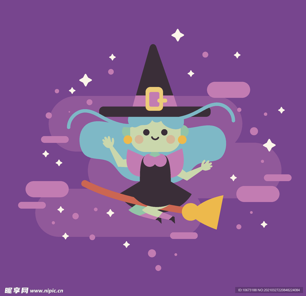 卡通魔女