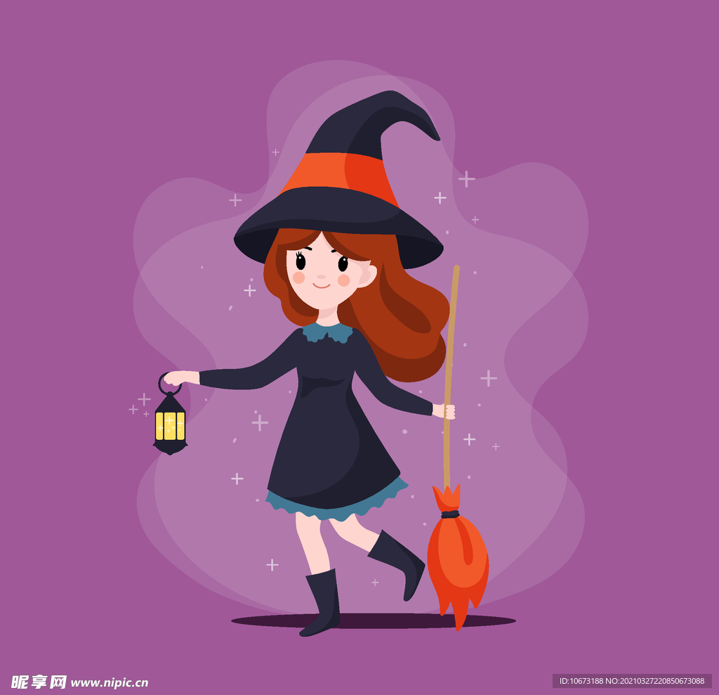 卡通魔女
