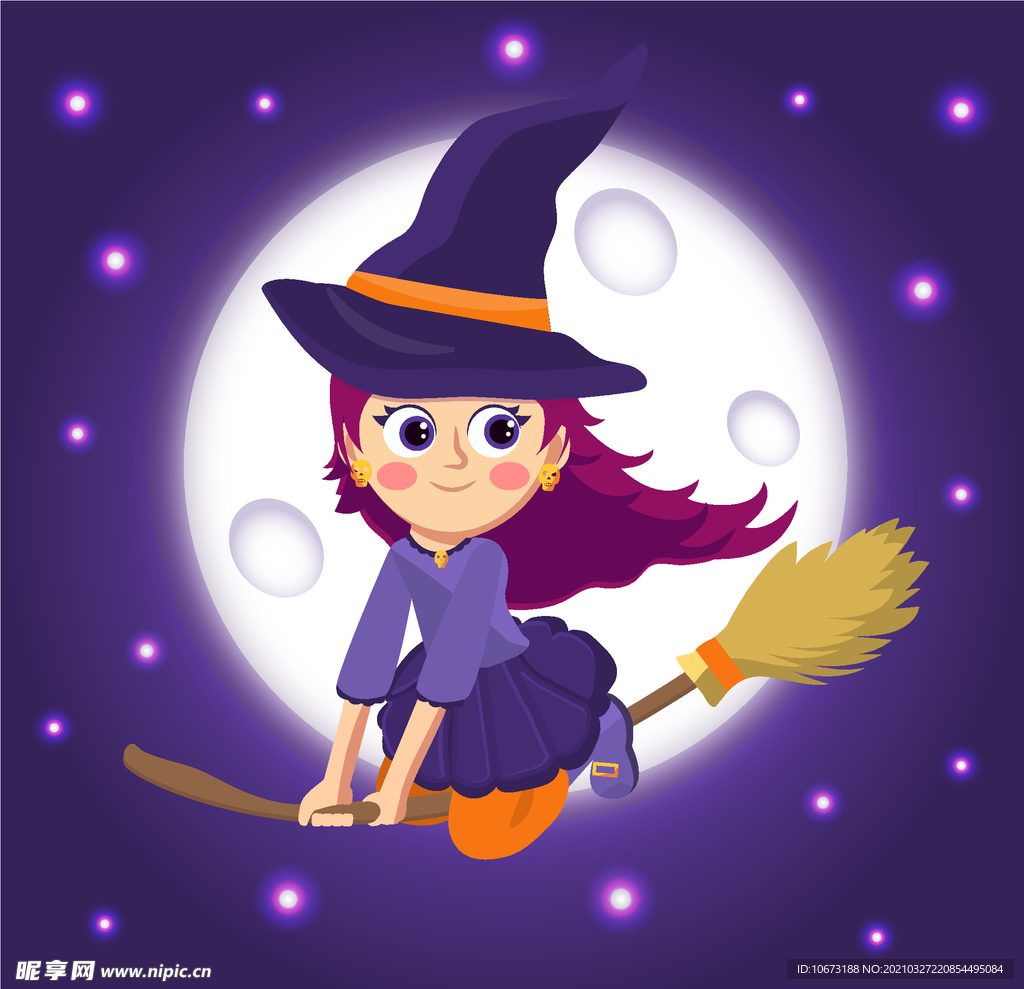 卡通魔女