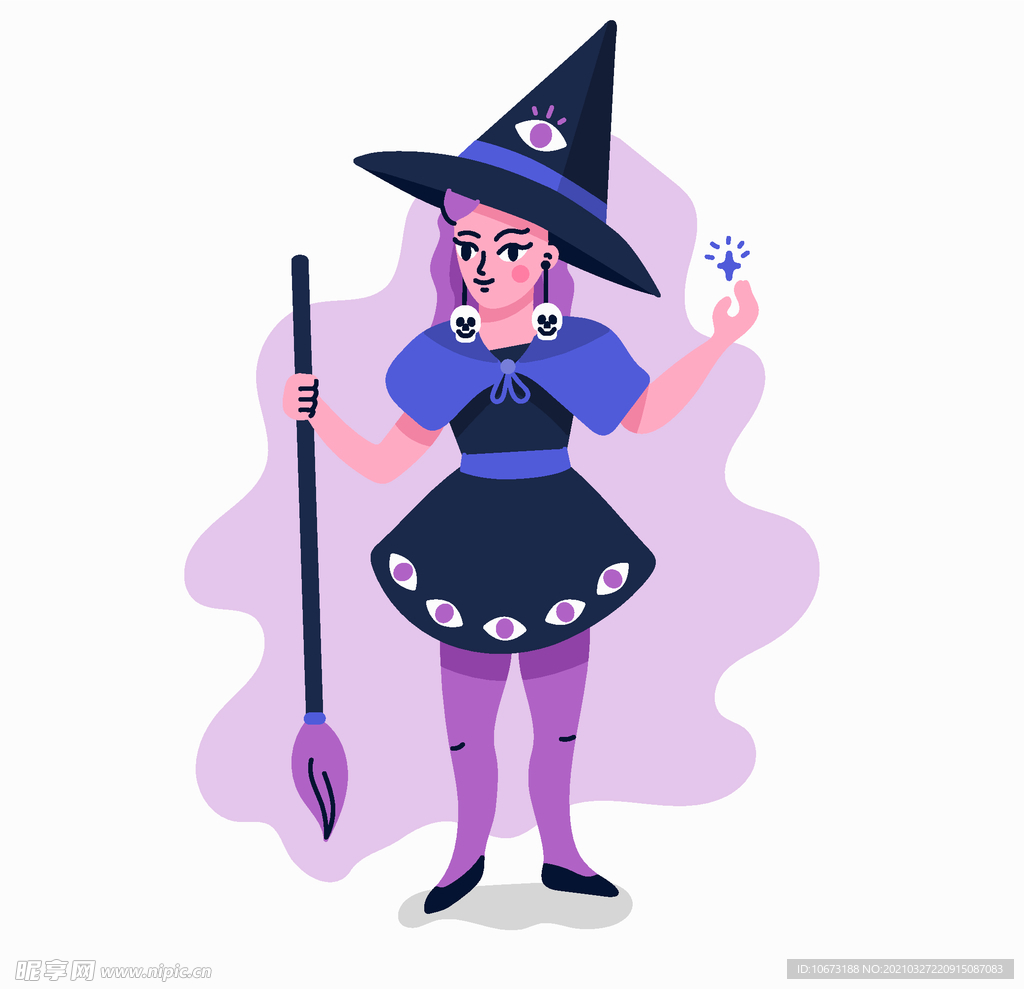 卡通魔女