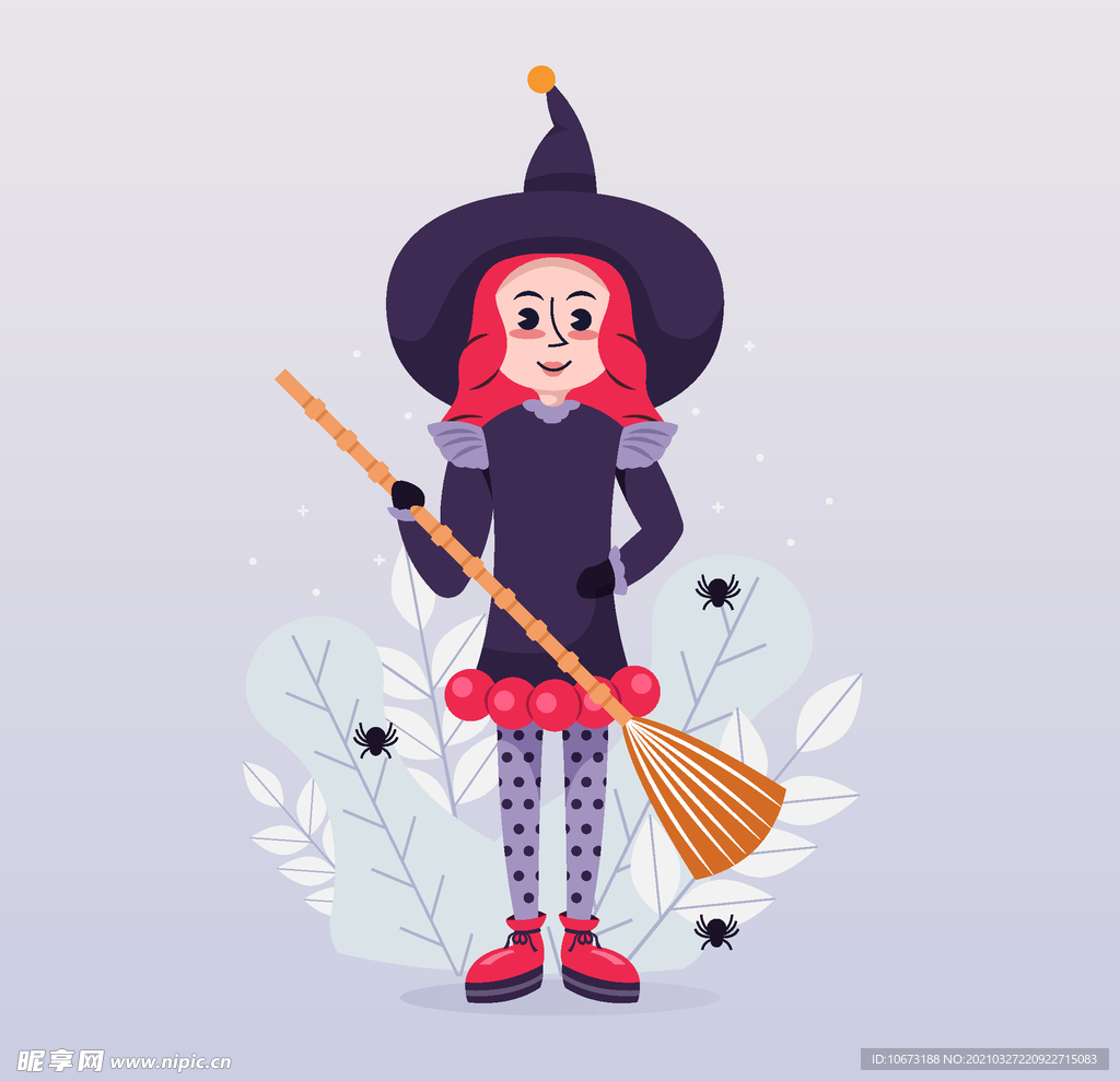 卡通魔女