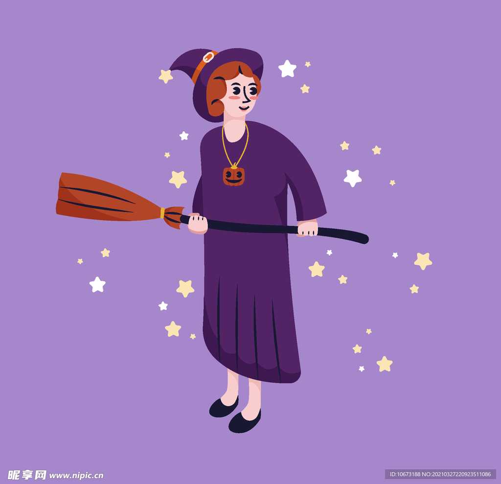 卡通魔女