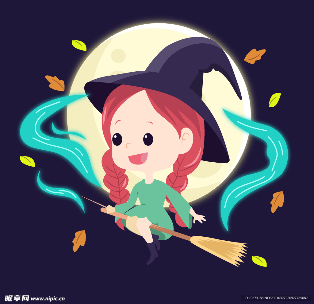 卡通魔女