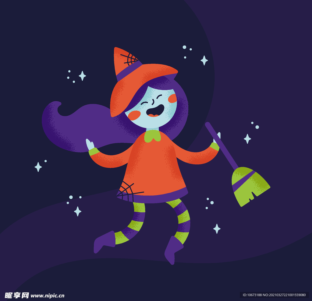 卡通魔女