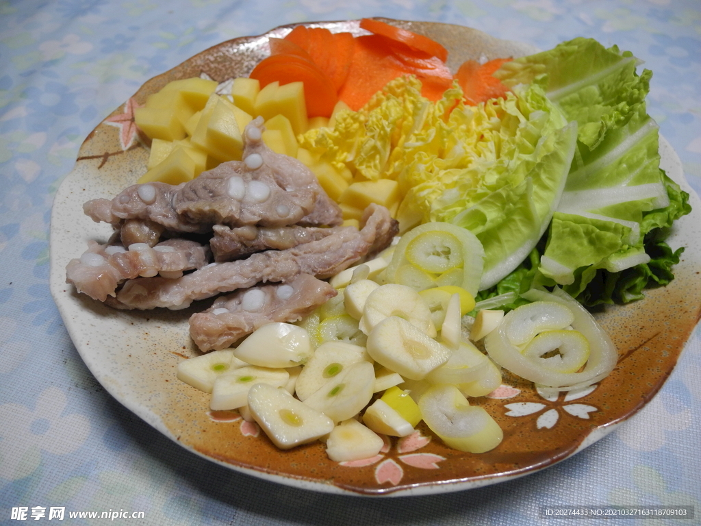 肉类蔬菜食材