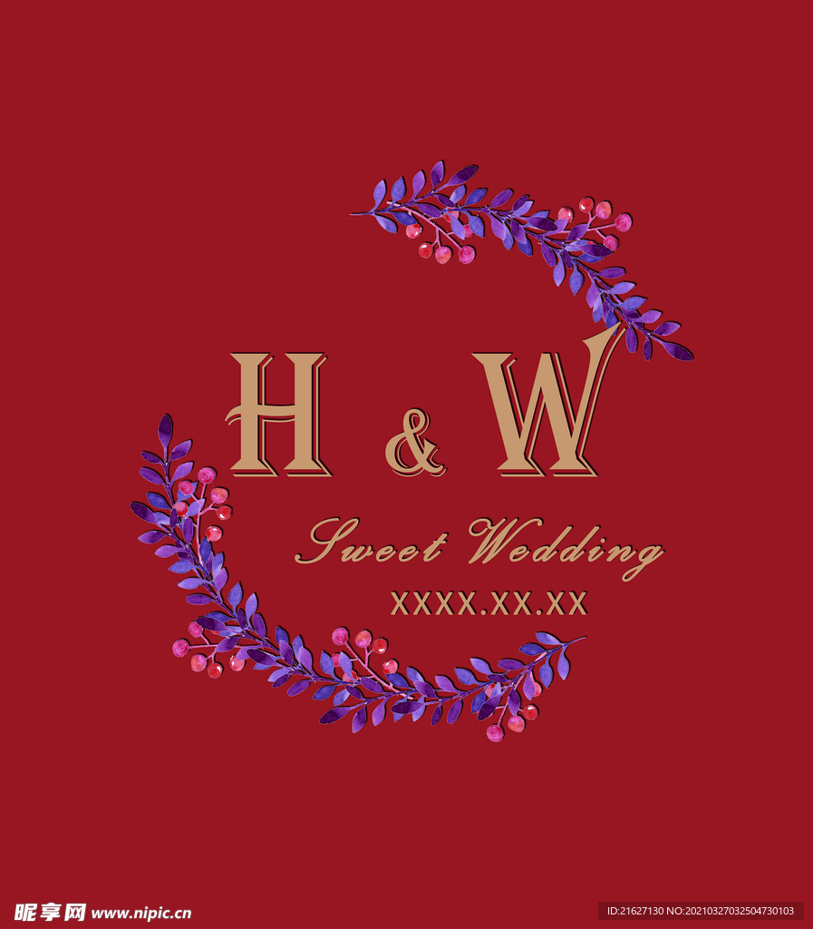 婚礼logo作品