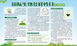国际生物多样性日 宣传栏