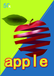 红苹果设计海报