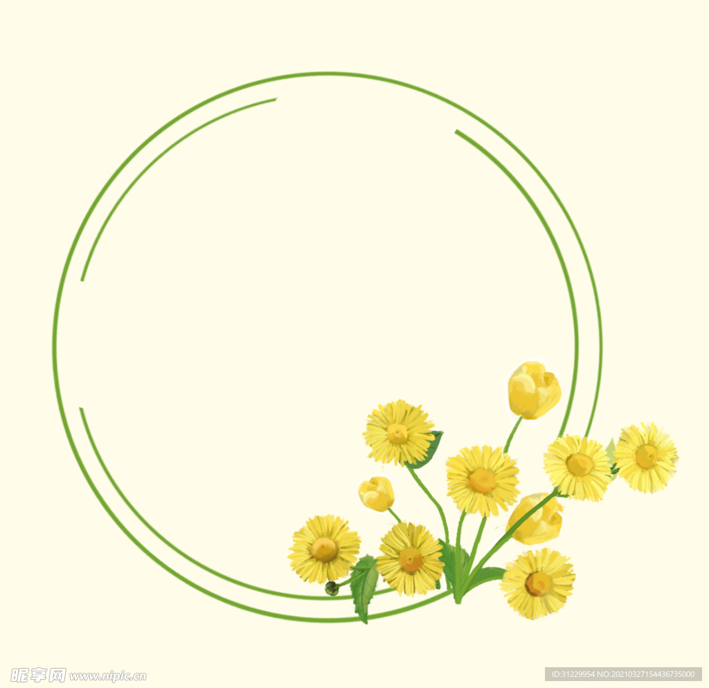 花朵边框