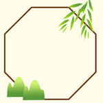 杨柳边框
