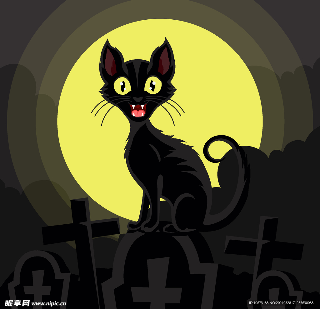 万圣节猫咪