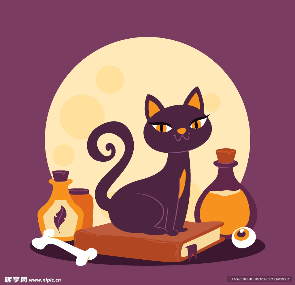 万圣节猫咪
