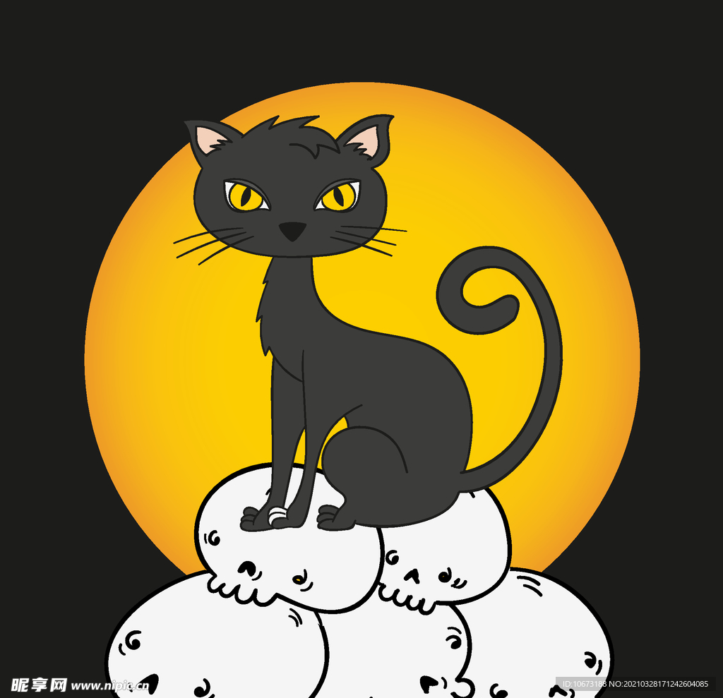 万圣节猫咪