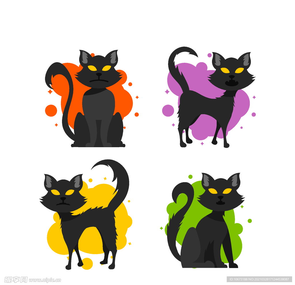 万圣节猫咪
