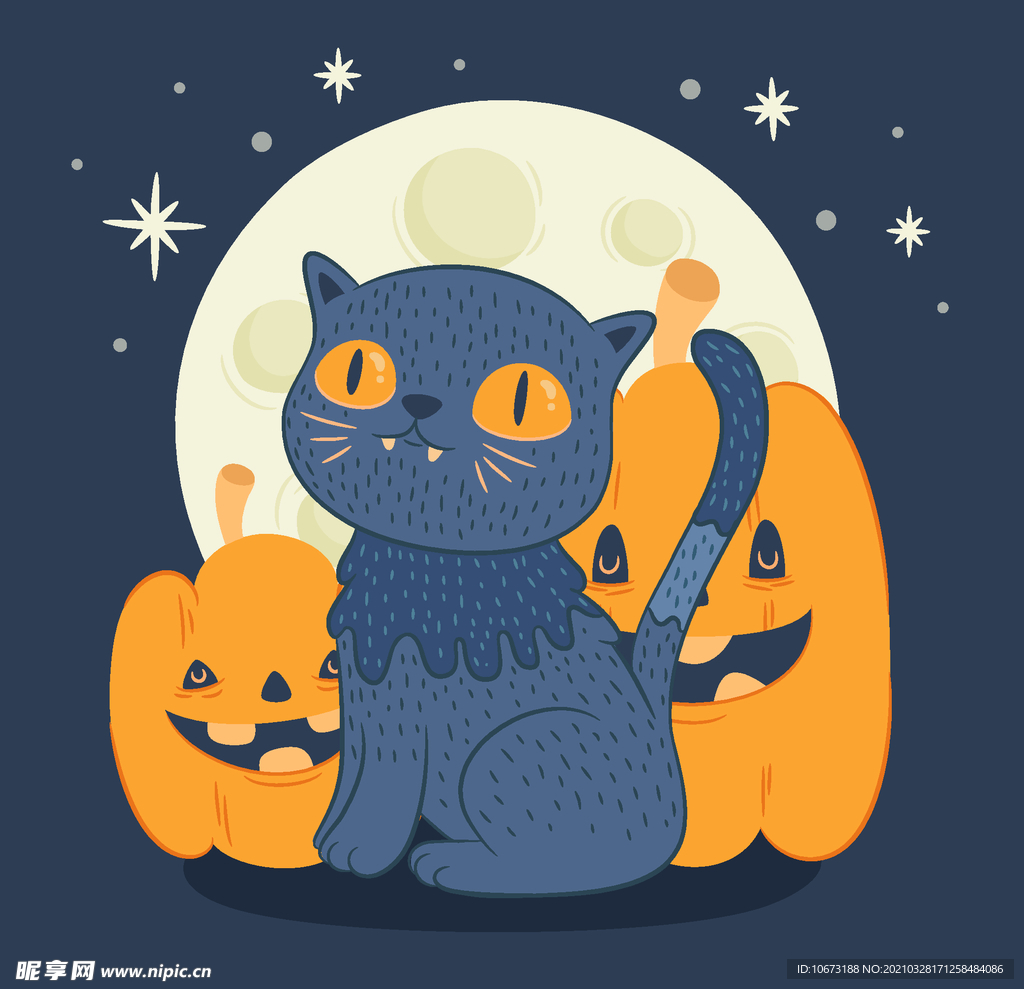 万圣节猫咪