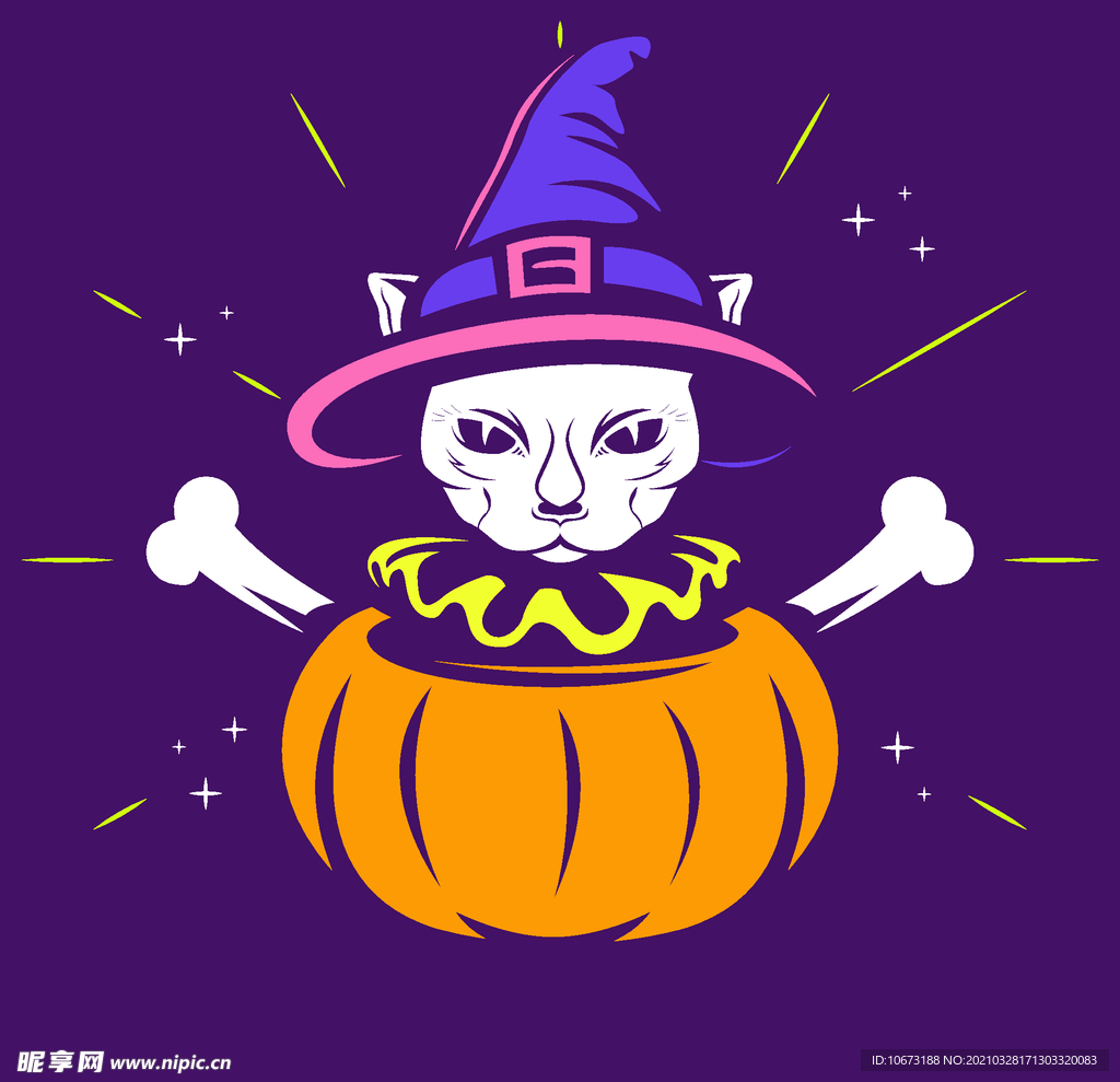 万圣节猫咪
