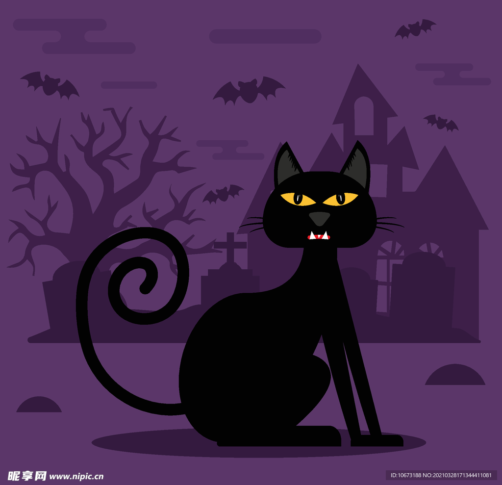 万圣节猫咪