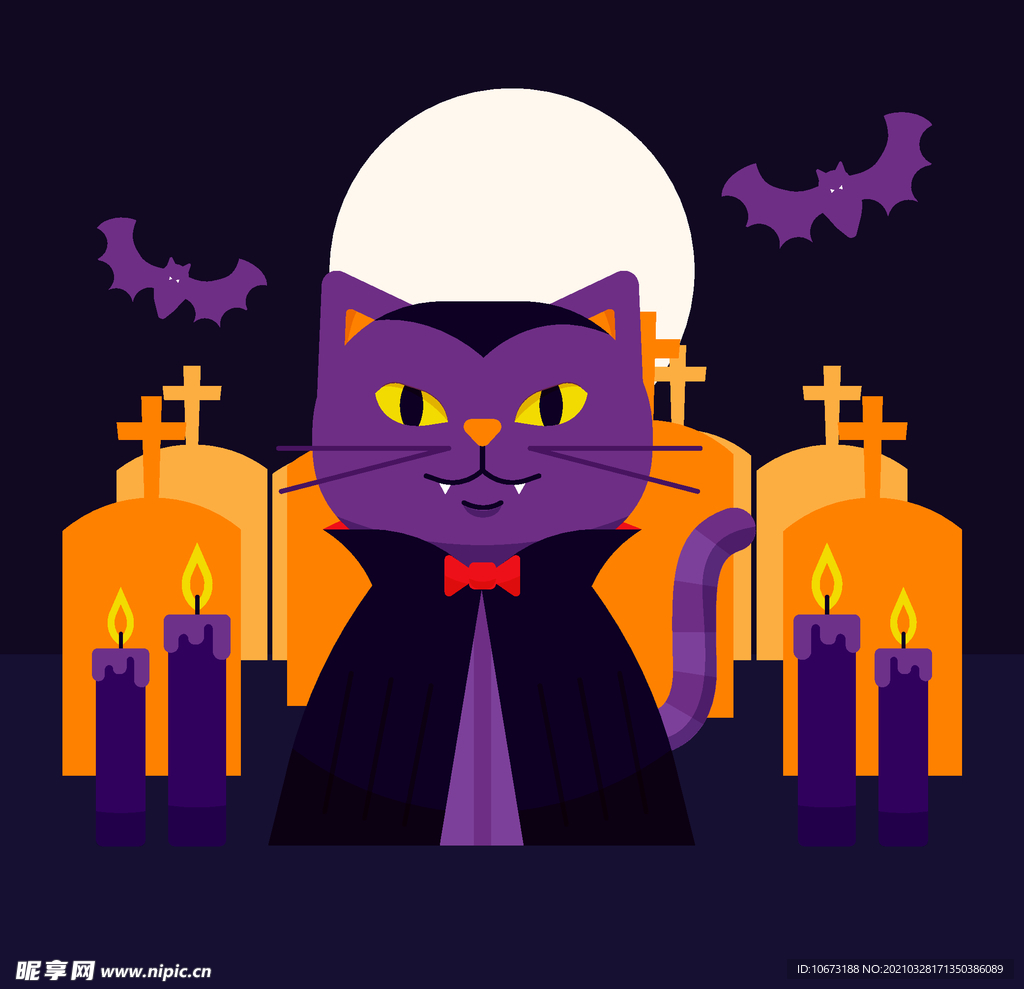 万圣节猫咪