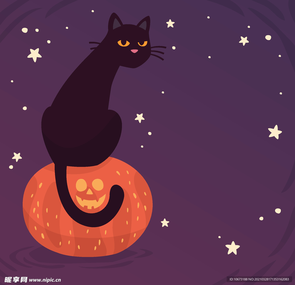 万圣节猫咪