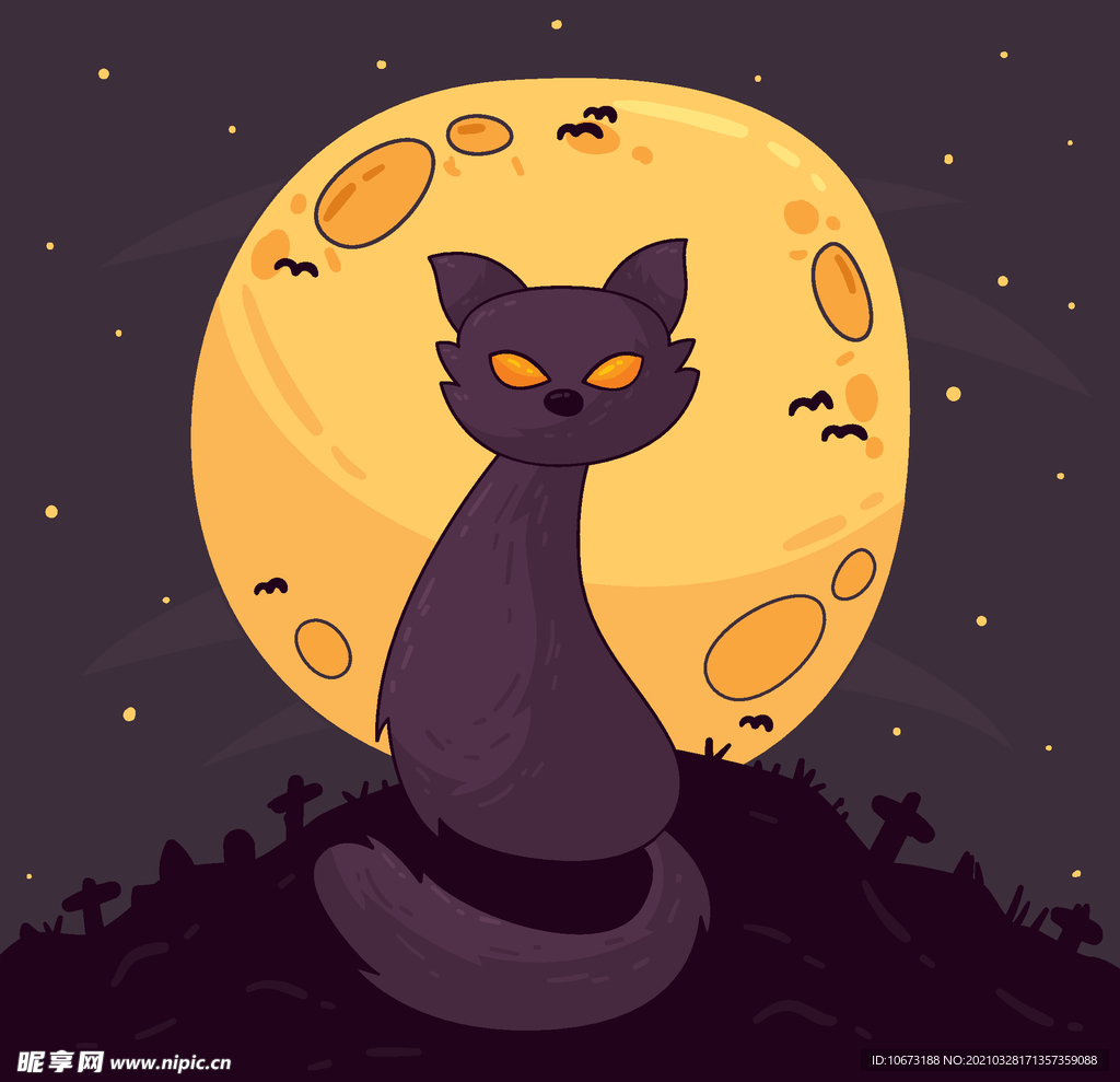万圣节猫咪