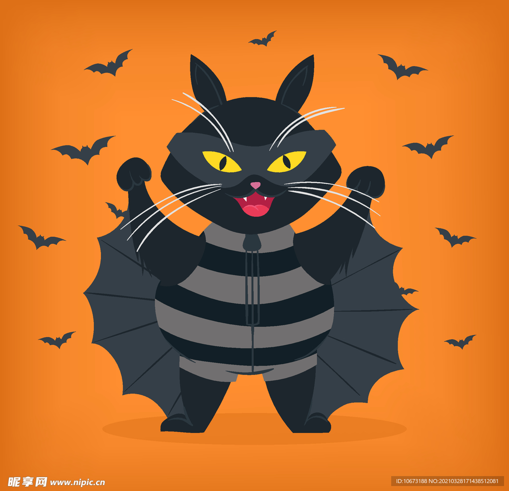 万圣节猫咪