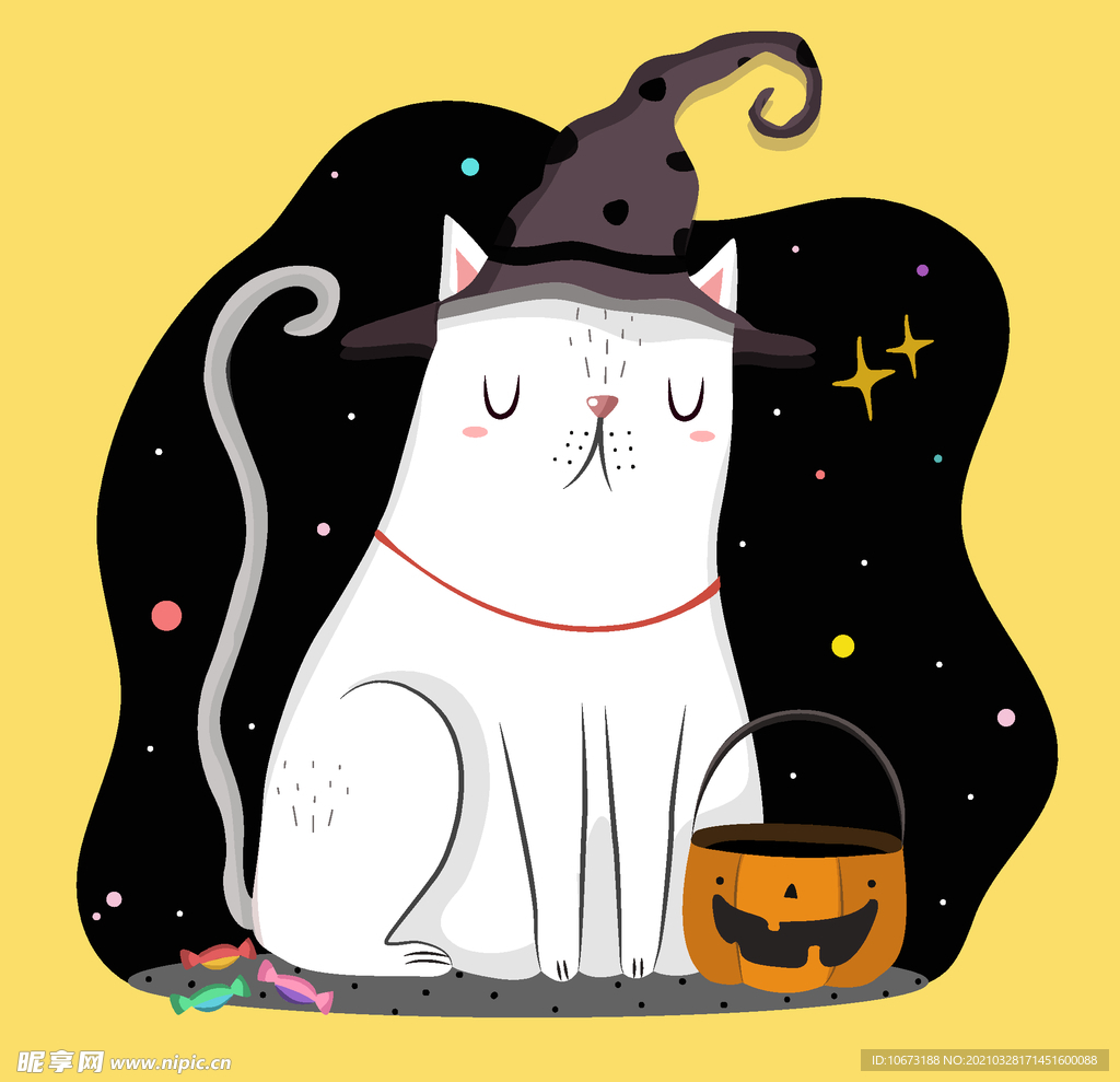 万圣节猫咪