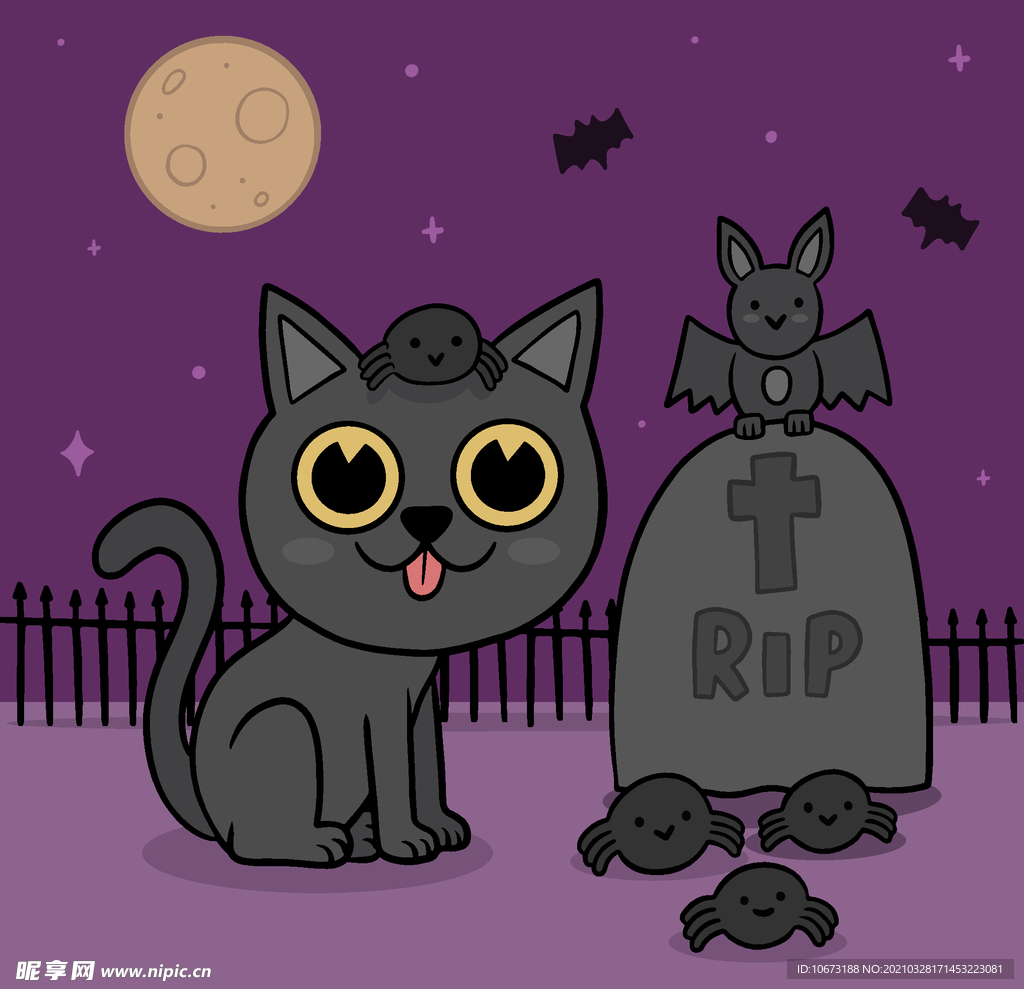万圣节猫咪