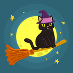 万圣节猫咪