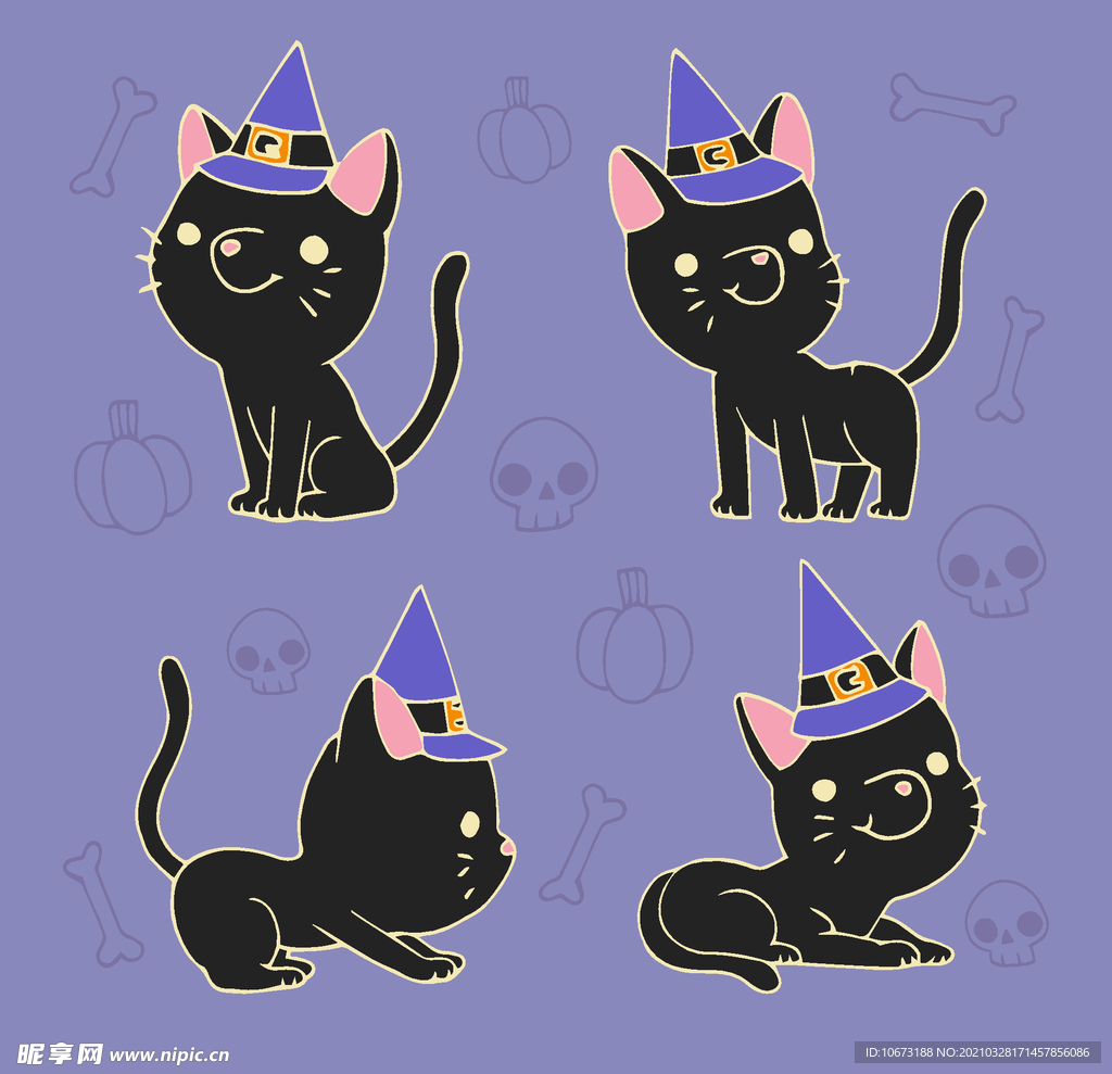 万圣节猫咪