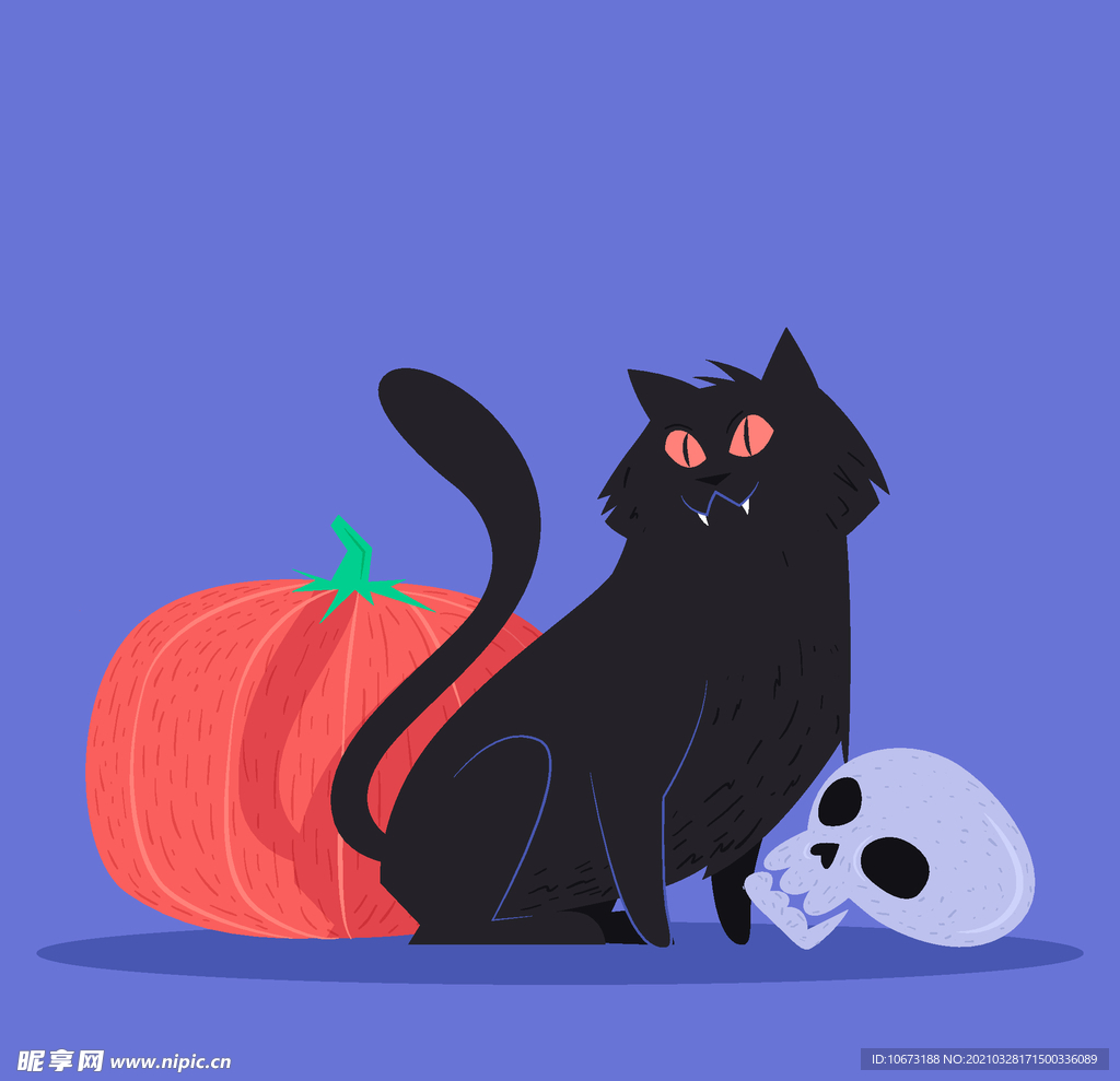 万圣节猫咪