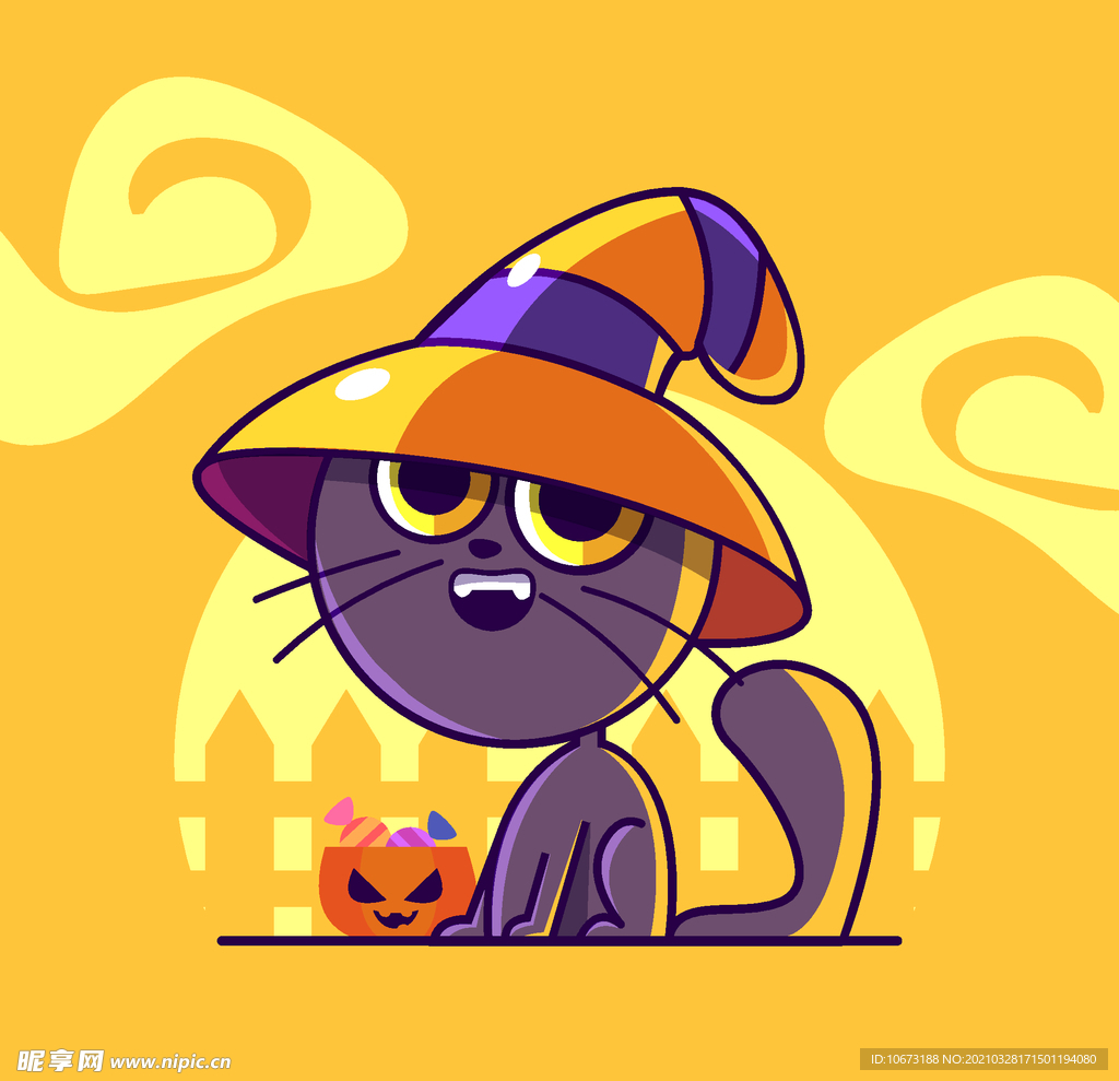 万圣节猫咪