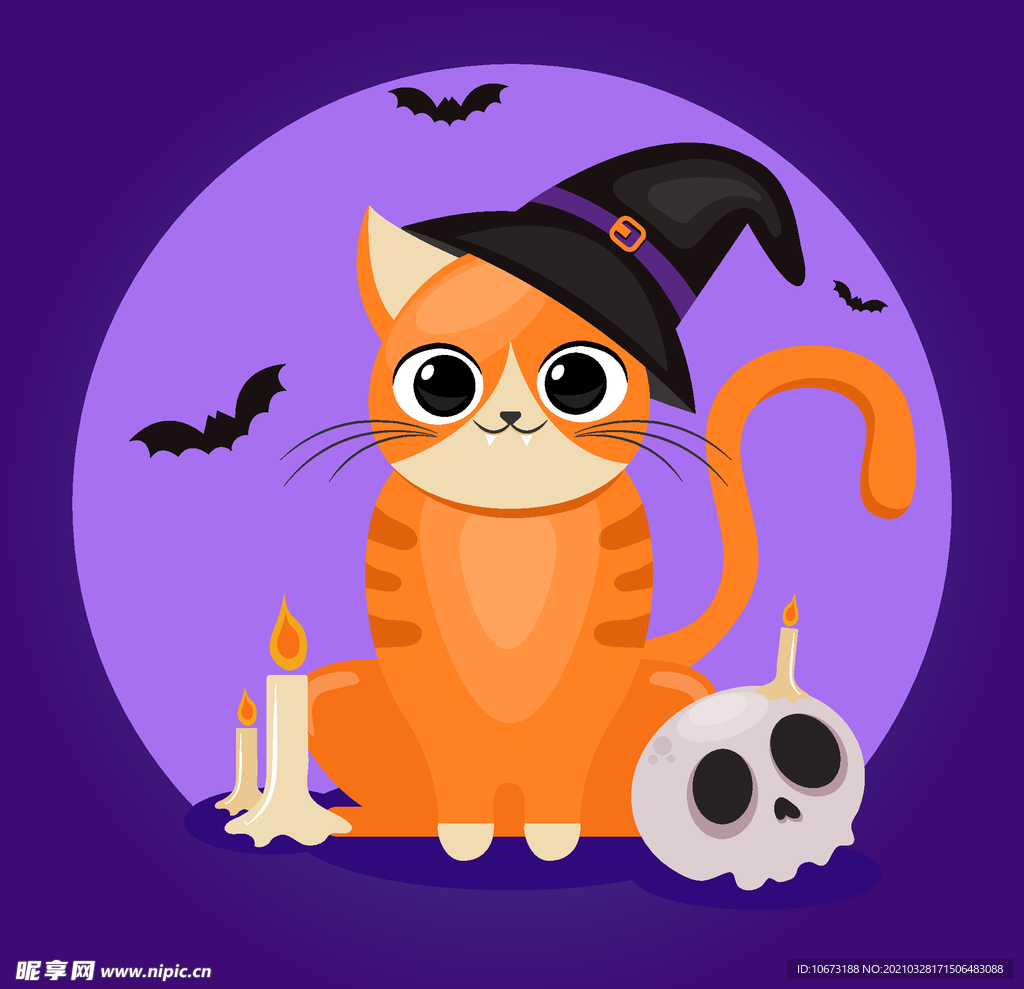 万圣节猫咪