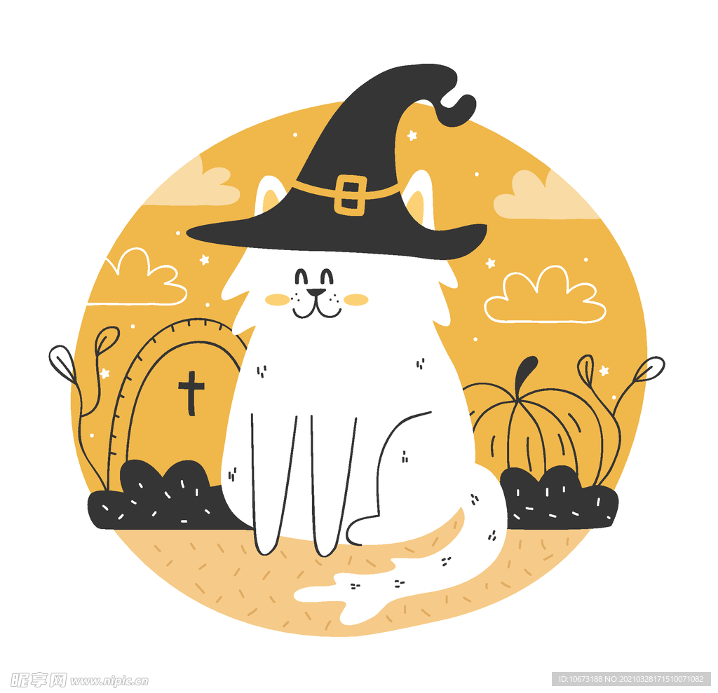 万圣节猫咪