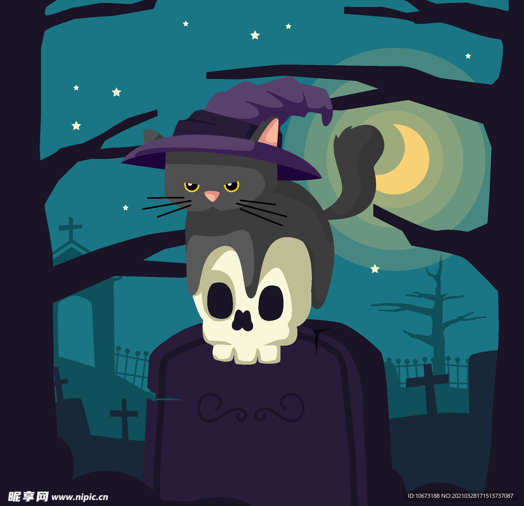 万圣节猫咪