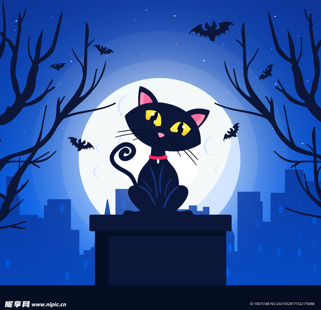 万圣节猫咪