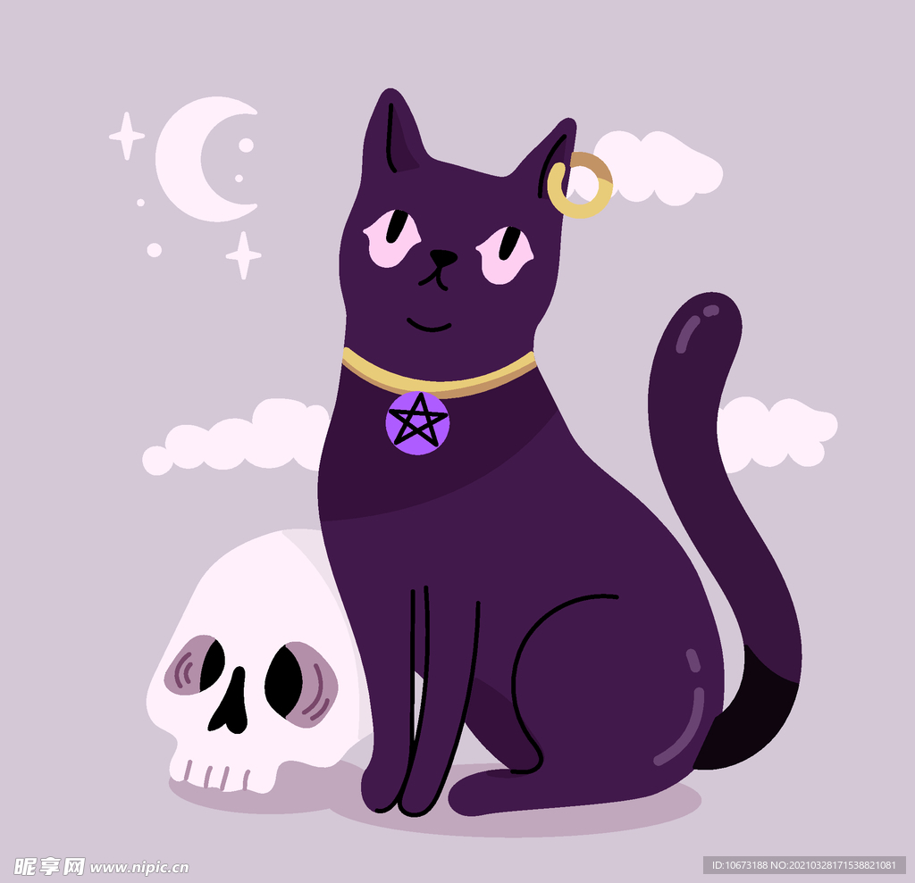 万圣节猫咪