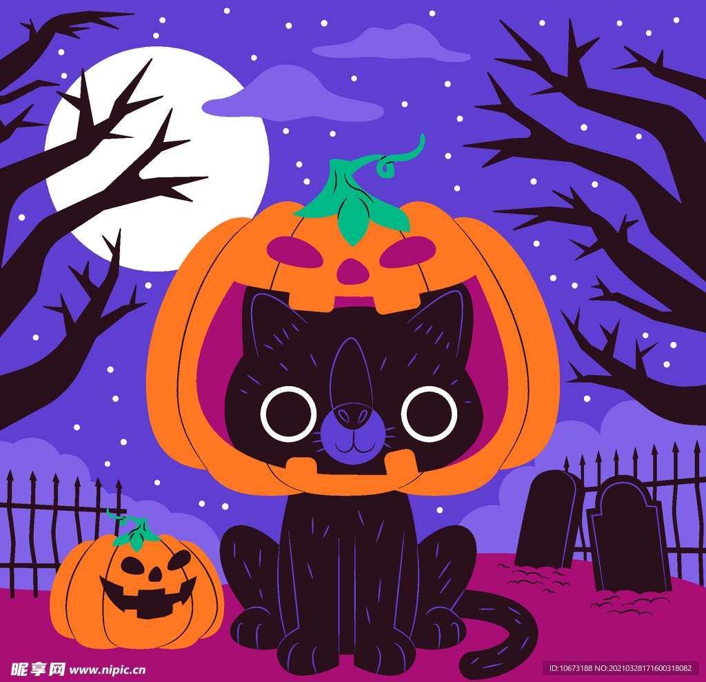 万圣节猫咪