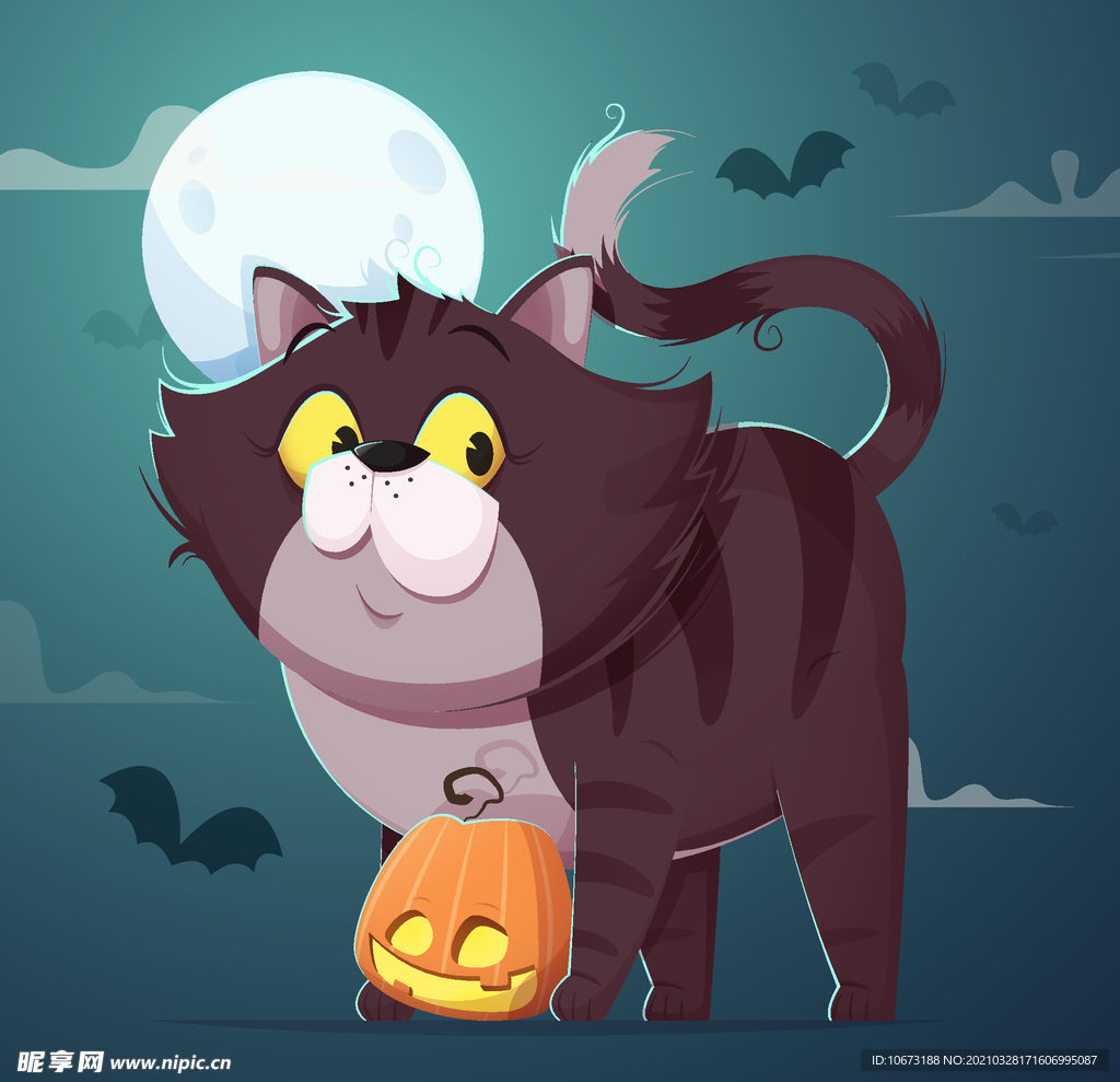 万圣节猫咪