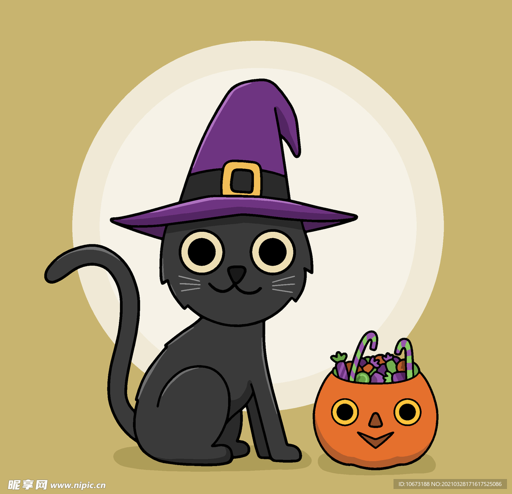 万圣节猫咪