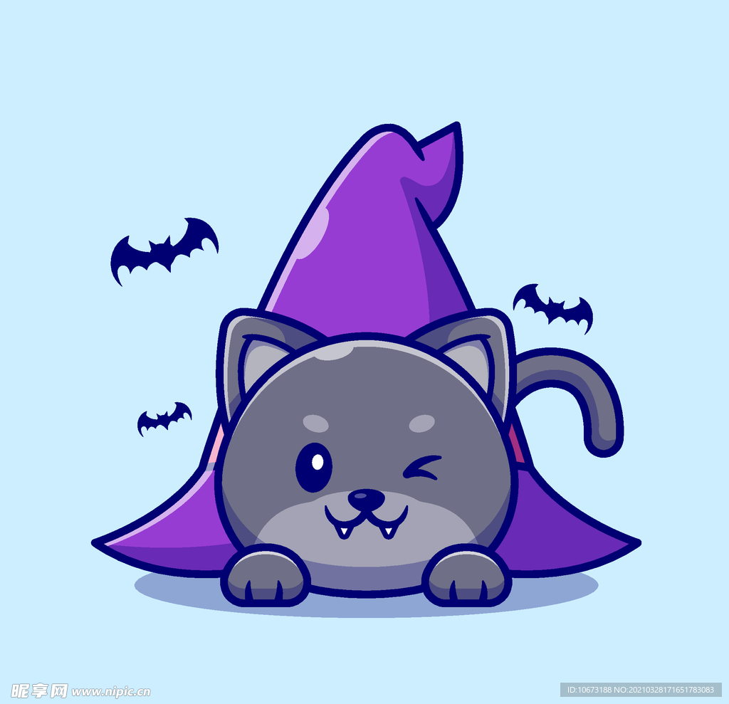 万圣节猫咪