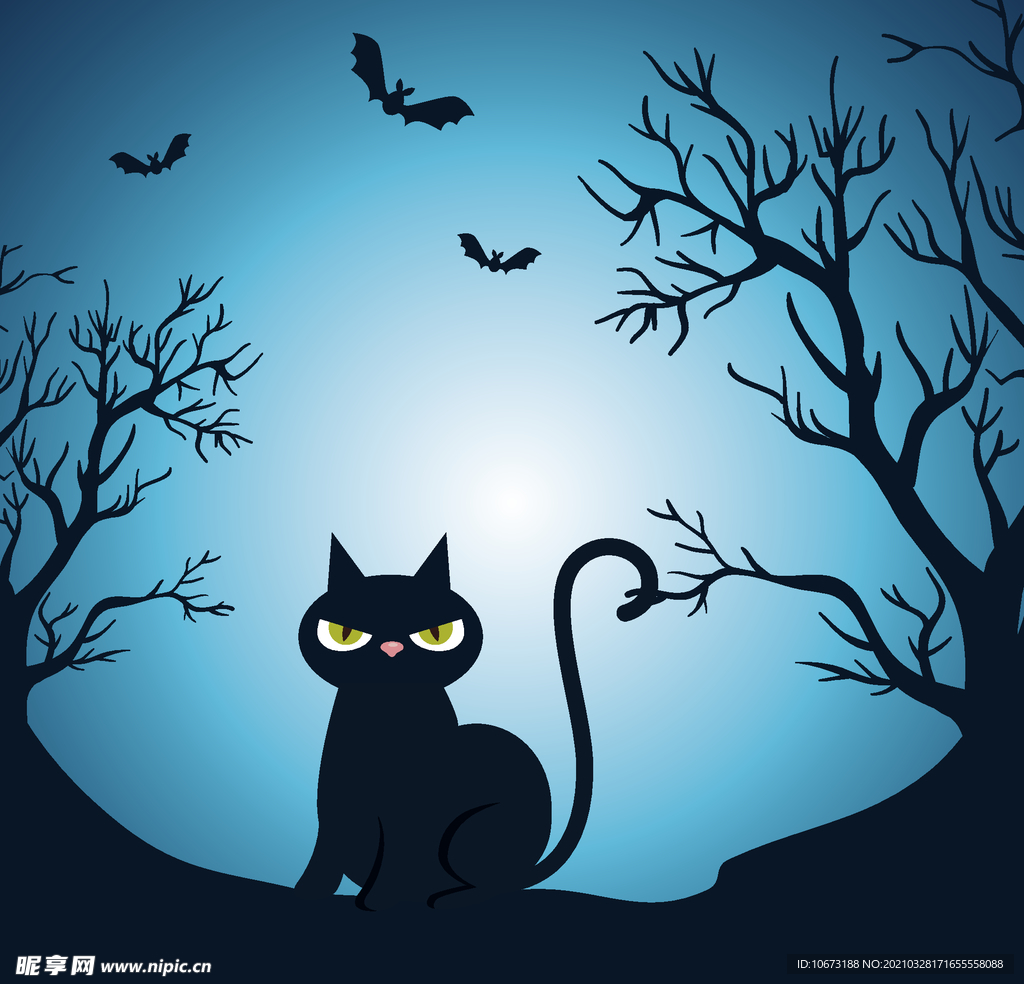 万圣节猫咪