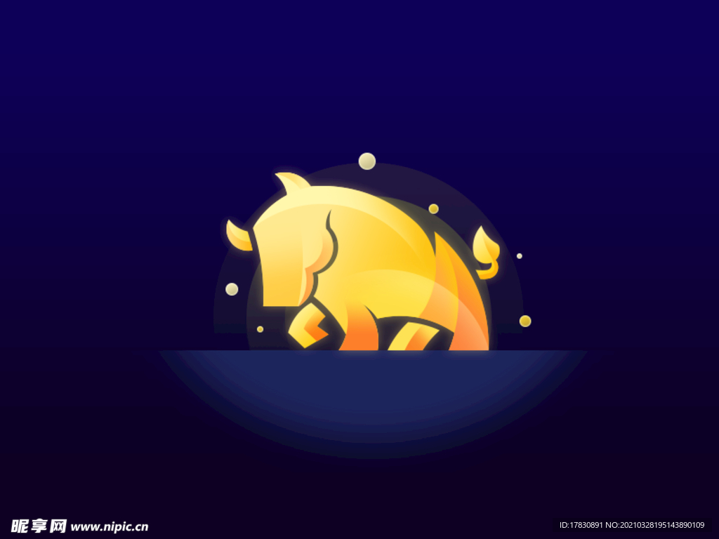 金牛ui图标标志logo图形