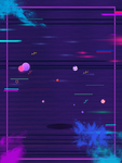 抖音风促销背景