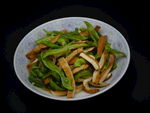 青椒炒香干