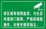 监控标识牌