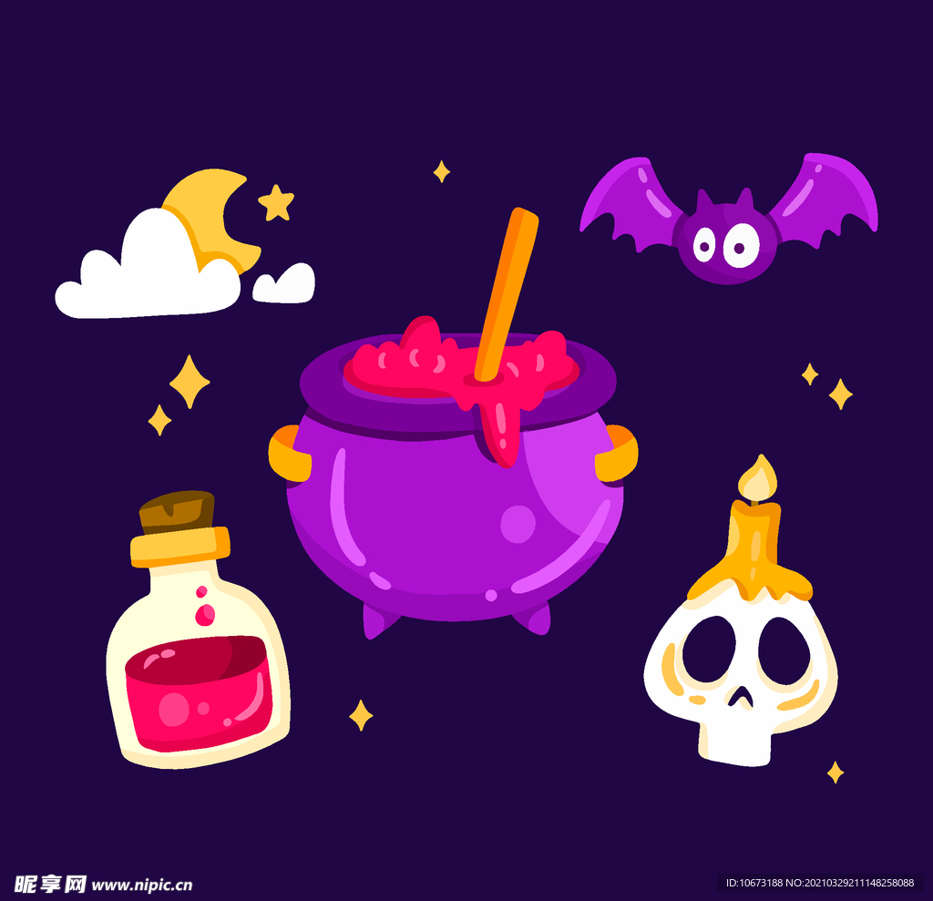 万圣节元素