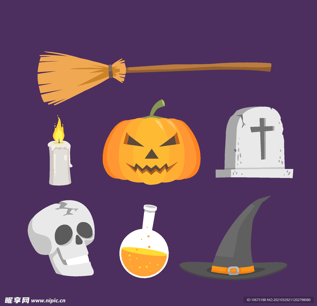 万圣节元素