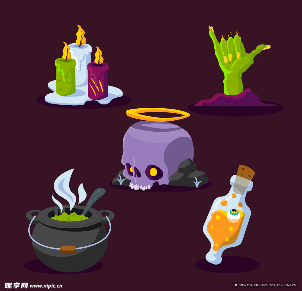 万圣节元素