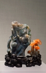 玉石笔筒圆润