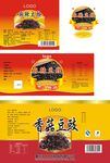 豆豉 标签 瓶贴